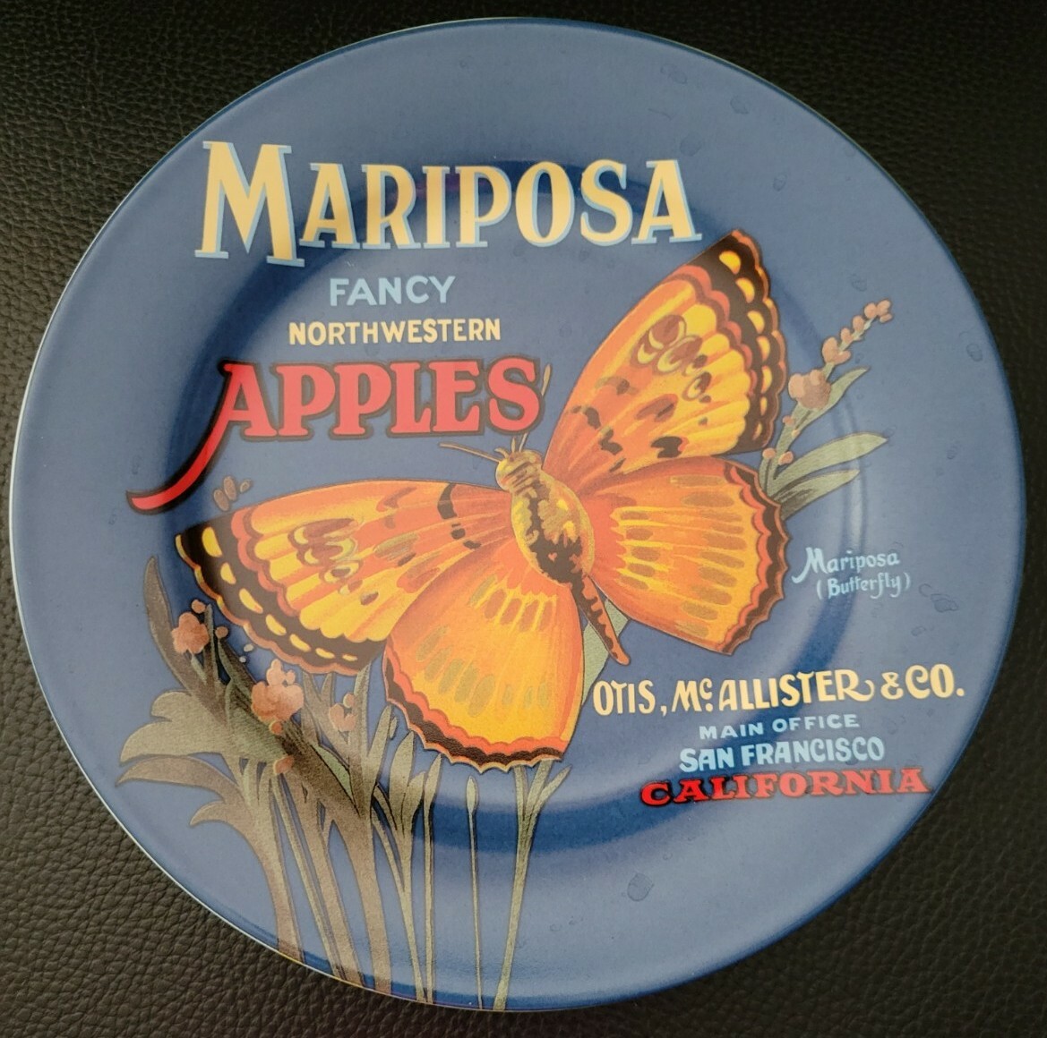 Vintage Oneida Mariposa Butterfly Salad Plate 8 1/8 Inch  