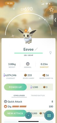 Pokemon Go Shiny Eevee Sun Crown Go Fest
