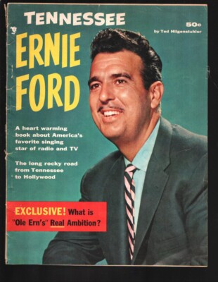 MAG: Tennessee Ernie Ford 1957-Photo cover-Life Story with photos-16 Tons-Ame...