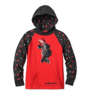 reversible sequin hoodie