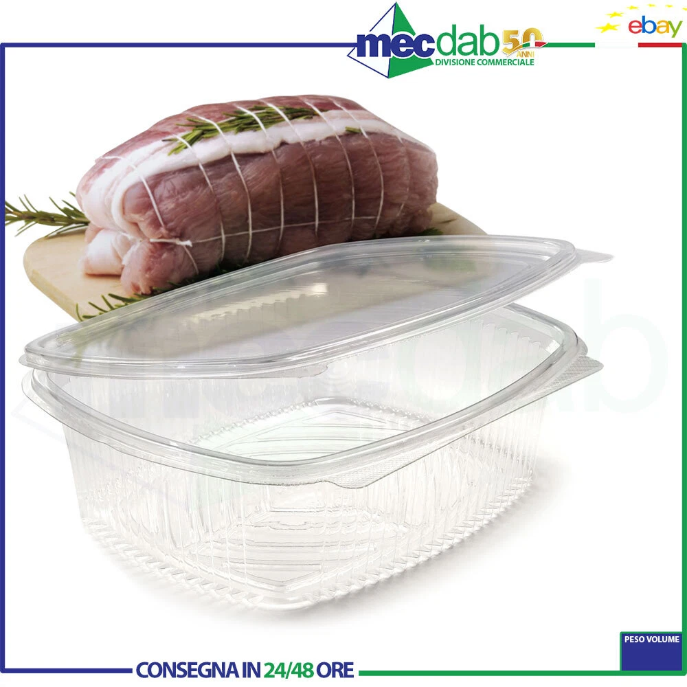 Tontarelli Set 3 Contenitori Frigo Rettangolari Con Coperchio – Capacità 3L, 1,88L, 0,93L – Colore Oceano - 2