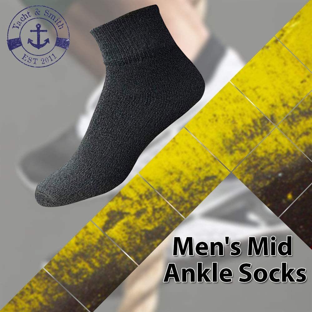 120 Units of Men's King Size Premium Cotton Sport Ankle Socks 1316