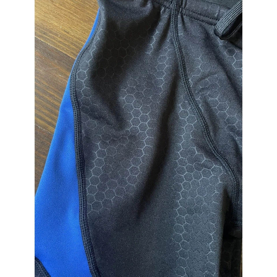 Jammer masculino TYR Hexa Curve Splice tamanho 30 pequeno preto azul novo com etiquetas - Imagem 3 de 4