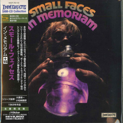 Small Faces In Memoriam JAPAN mini lp CD SHM VICP-70110 brand new & still sealed