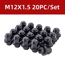 20PC Black OEM Factory Style 12X1.5 Lug Nuts for Lexus IS200T IS250 IS300 IS350