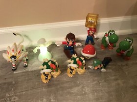 Nintendo Figure And Toy Lot Super Mario Luigi Yoshi Pok&eacute;mon Mcdonalds NES Toys