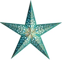 Starlightz Stern Festival TüRkis 45 Cm Leuchtstern Papier Weihnachtsstern