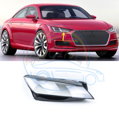   Right Side Headlight Lens Cover + Sealant Glue For Audi TT TTS 2016-2022