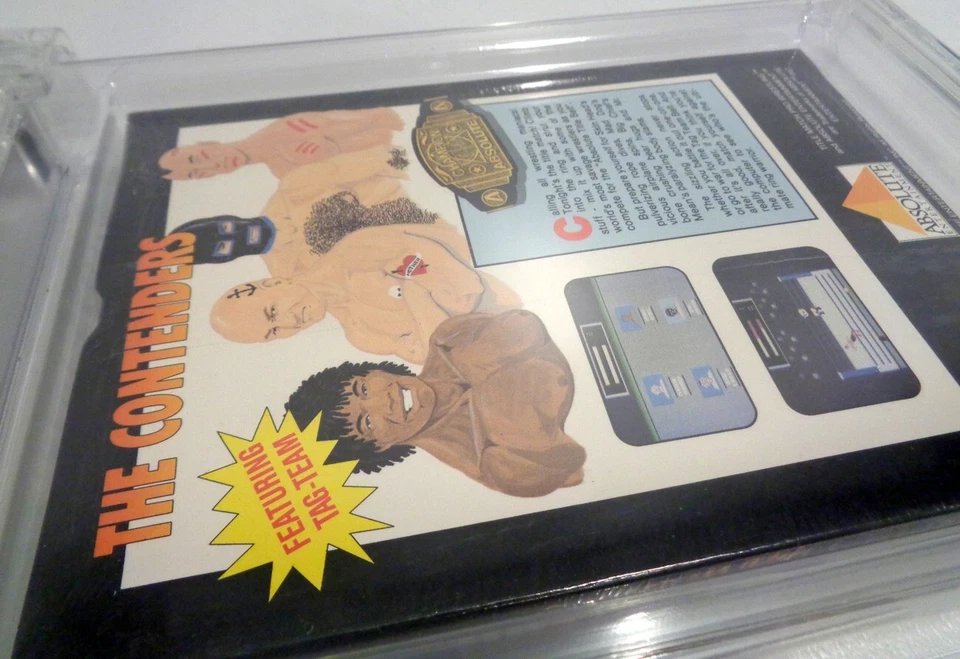 Title Match Pro Wrestling Atari 2600 Sealed 1987 BRAND NEW Graded WATA 8.5 A+ - Image 4 of 4