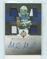MARLON MACK 2019 Panini Majestic Capstones Gold Quad Relic Patch Auto #D /49