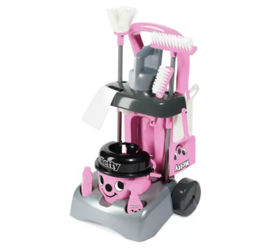 HENRY & HETTY TOYS Hetty Deluxe Reinigungswagen von Casdon Pink VERPACKT BRANDNEU