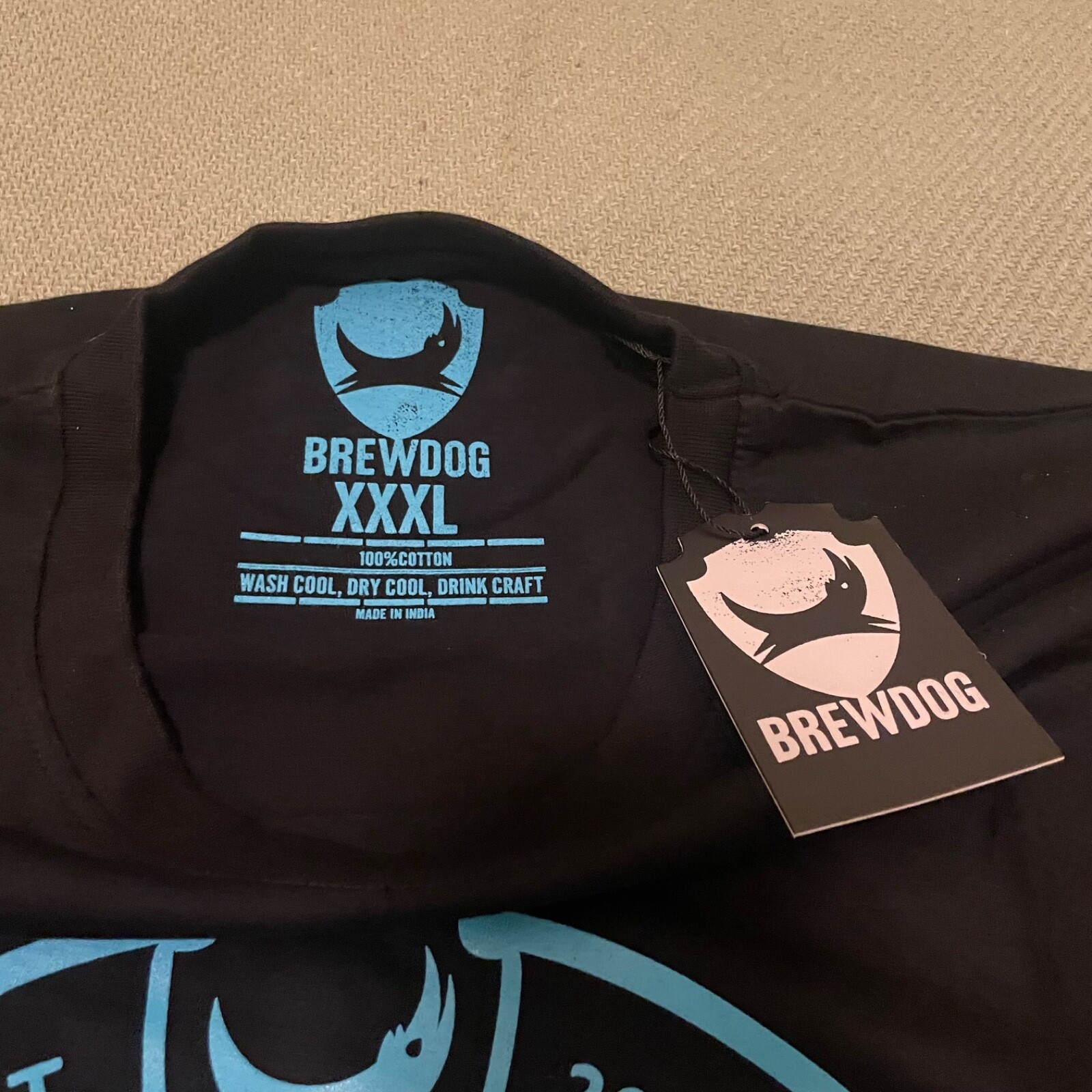 Brewdog Tee Shirt Punk IPA Men’s XXXL Black Brand New in Original Packaging 3XL image 3