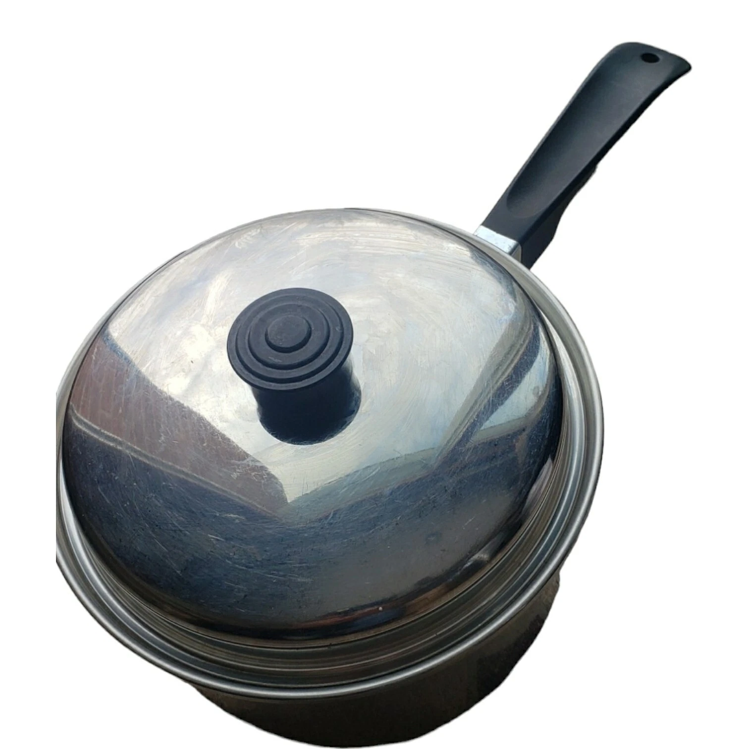 Lustre Craft 18-8 8 Stainless Steel USA 3 Ply 3 Quart Pot with Lid