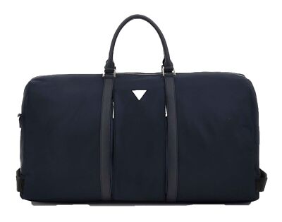 GUESS Pisa Double Zip Weekender Reisetasche Tasche Dark Blue dunkelblau Neu