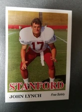 RARE, 1992 True Rookie, HOFer, JOHN LYNCH, Stanford and Bucs