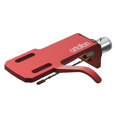 Ortofon SH-4 Aluminum Headshell for Most Standard DJ Turntables, Red