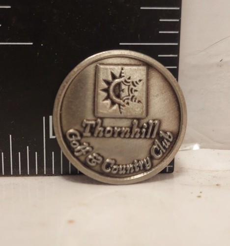 Thornhill Golf And & Country Club Golf Ball Marker Metal Course Magnetic