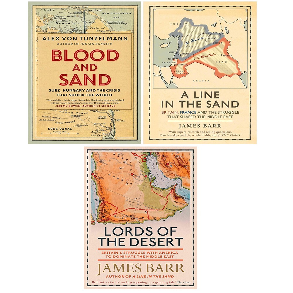 James Barr Collection 3 Books Set Lords of the Desert, A Line in the Sand