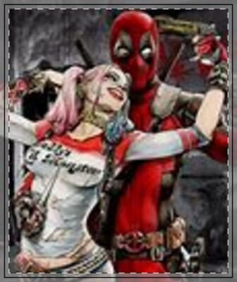 Harley Quinn and Deadpool blanket,https: we-are-one-69.printify.me/products/1