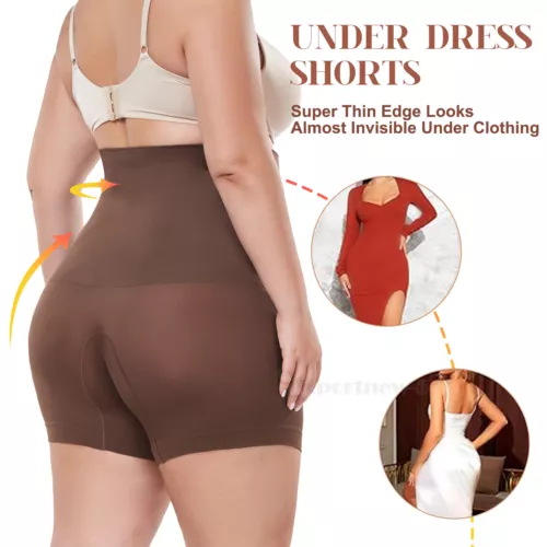 Plus Slip Shorts nahtlos glatt Training Yoga Fahrrad Shorts für Frauen unter Kleid - Bild 18 von 23
