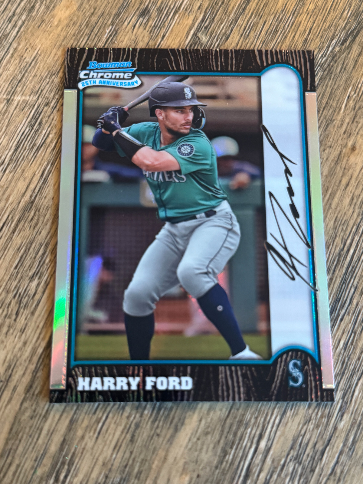 2024 Bowman Chrome Harry Ford 1999 25th Anniversary BC25-24 Seattle Mariners