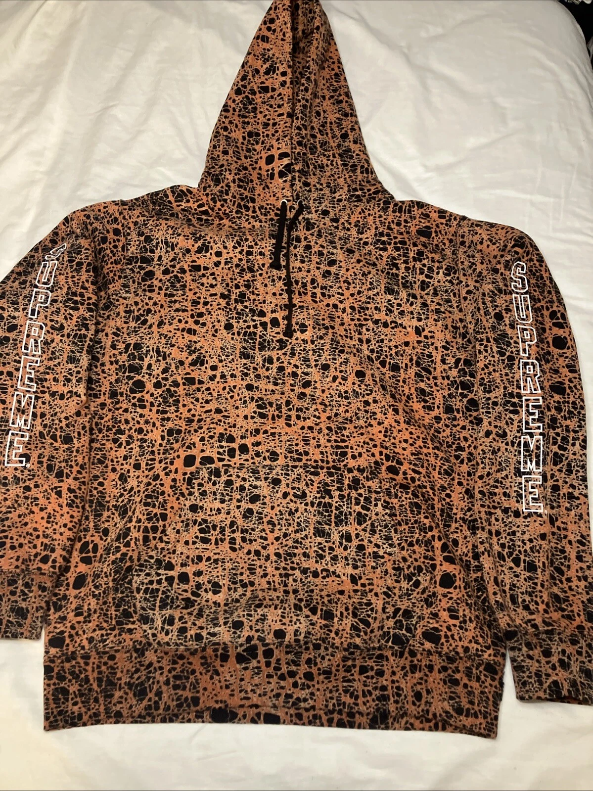 Sweat à capuche lourd Supreme Marble taille XL