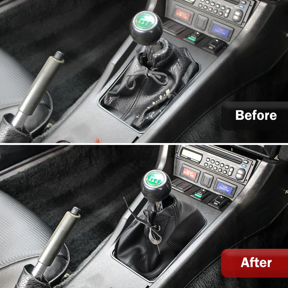 Fit 1970-1978 Datsun 240z 260z 280z Manual Shiftter Shift Boot Vinyl Cover Black - Image 2 of 4