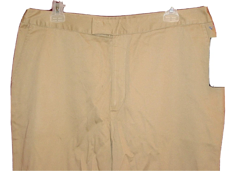 New Pants, Carolyn Taylor, Stretch Cotton Khaki-Tan MSRP-$40.00 14               - Image 2 of 4