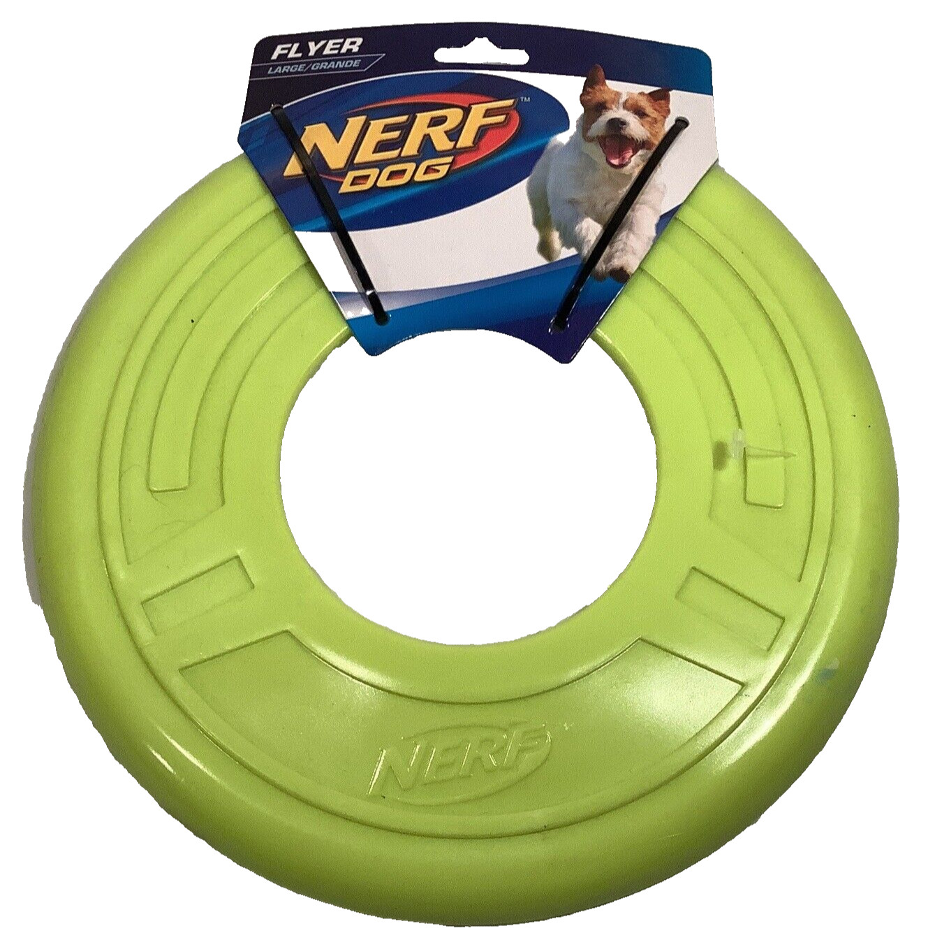 NERF Dog Disc Toy-Tough Rubber Frisbee Flyer- Easy Catch & Floating-Pick Color🐾