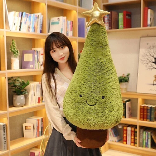 Simulación Árbol de Navidad Peluches Lindo Perenne Peluche Cojín Muñeca. - Imagen 11 de 20