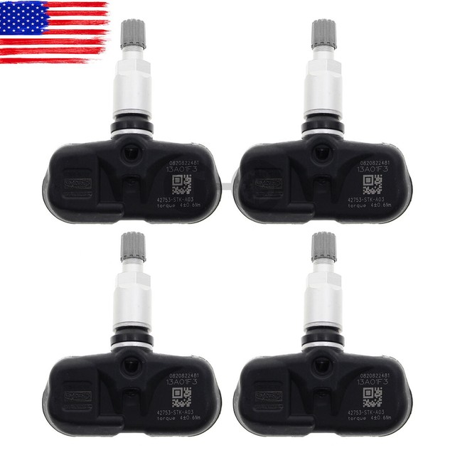 4PCS 315 MHz TPMS Tire Pressure Sensor Monitor System For Acura MDX