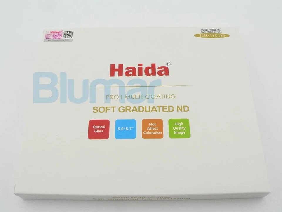 Haida 150x170mm ND Grad Soft Edge Filter ND1.2 (4 stop), Fits Lee SW150 holder - Image 2 of 3