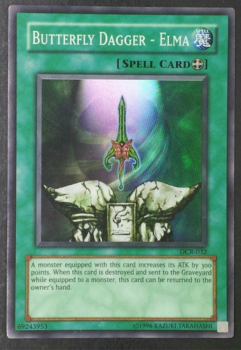 SCHMETTERLINGSDOLCH HELM Super in Englisch / Butterfly Dagger Elma DCR-032 YUGIOH