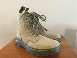 dr martens green canvas boots