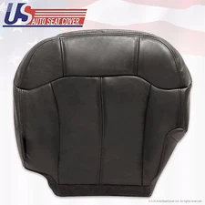 1999 -- 2002 Chevy Silverado Driver Bottom Leather Seat Cover graphite dark Gray