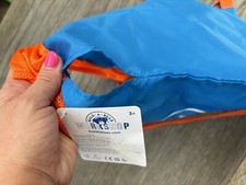 Build a Bear Workshop Toy Bear Carrier Bag Blue Orange String Backpack