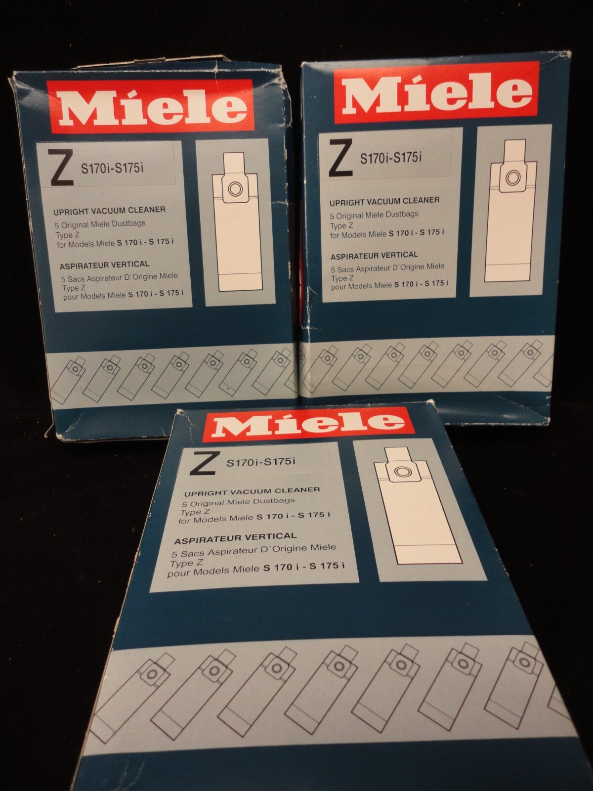 Miele 15 Vacuum Bags & Dust Filter Type Z Vacuum Cleaner Upright S170i