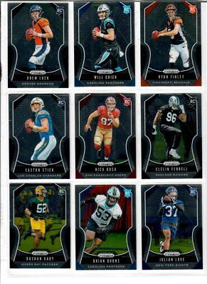 2019 Panini Prizm Football BASE & ROOKIE 207-400 You Pick BOSA MINSHEW MARINO ++