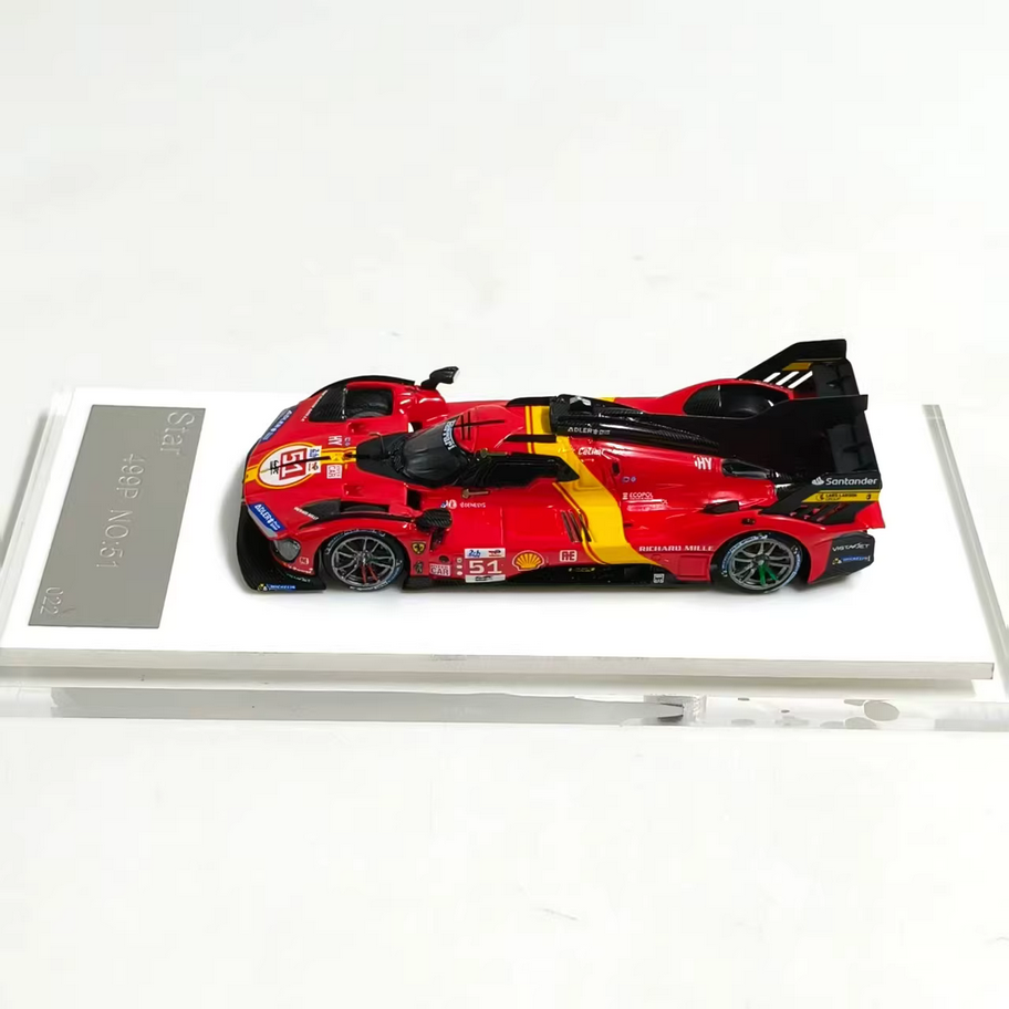 Star Model 1:64 Ferrari 499P 2023 Le Mans No.50 No.51 resin car