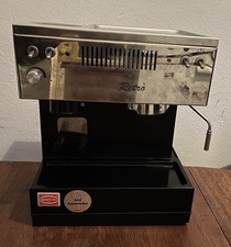 Quick Mill Siebträger Espressomaschine Retro 0835 Schwarz+Zubehör