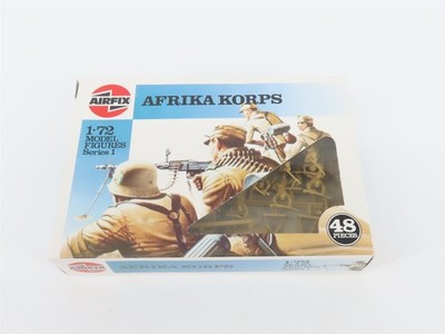 1:72 Scale Airfix 01711 Africa Corp Unpainted Figures/People 48 Pieces 