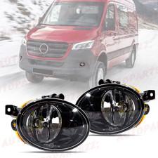 Pair Fog Light Halogen For 2019-2023 Mercedes-Benz Sprinter 1500 2500 Fog Lamp