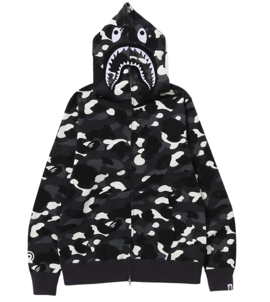 Bape Xxv Cities Camo Shark Full Zip Hoodie BAPE XXV CITIES CAMO