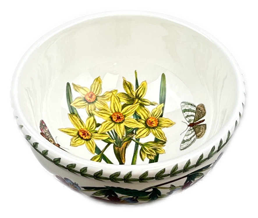 Portmeirion Botanic Garden Individual Salad Bowl Fruit Dessert Narcissus England - Image 2 of 4