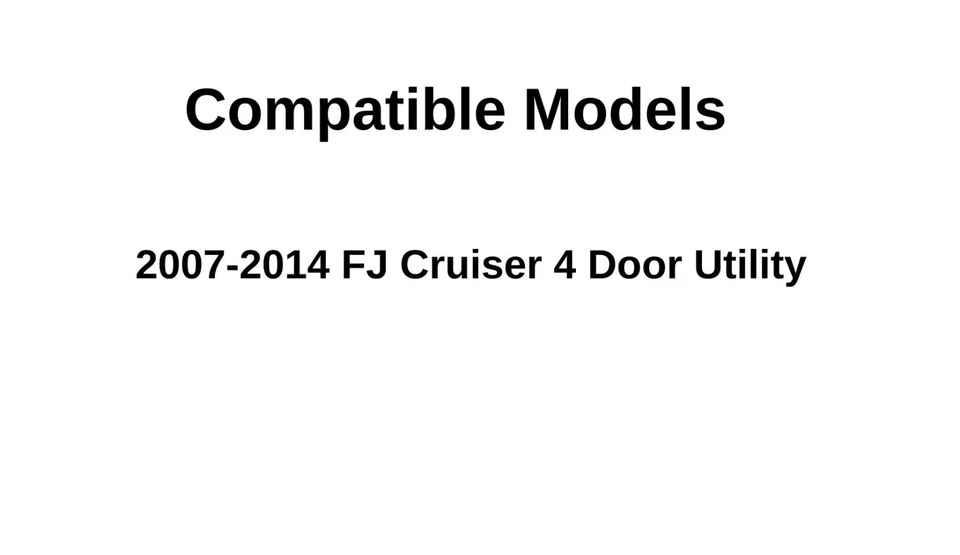 Fit 2007-2014 Toyota FJ Cruiser Rear Window Back Glass Heated w/ Antenna Tinted  Foto 4 de 4