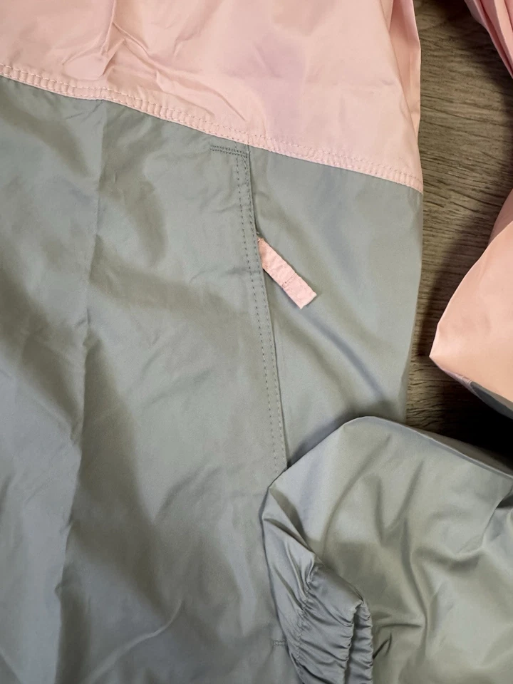 Cortavientos para mujer Columbia rosa/gris Inter Miami CF Flash Forward Team nueva con etiquetas XL Foto 4 de 4