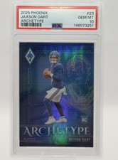 2025 Panini Phoenix Archetype Case Hit #23 Jaxson Dart RC PSA 10 GEM MT POP 4