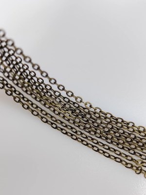Messing Ankerkette Für Schiffsmodellbau – 1 M Lang, 1,8x2,2 Mm, Reines Kupfer
