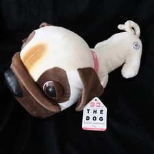 The Dog Artlist 2002 Pug Bulldog Dog 16" Large Plush Stuffed Toy NEW