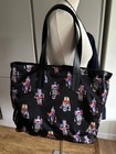 PRADA BLACK ROBOT PRINT SHOPPER TOTE BAG PURSE +dustbag + authenticity RRP £750